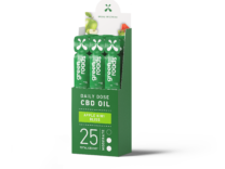 Green Roads Apple Kiwi Flavor Broad Spectrum CBD Oil Daily Dose – 12pk – 25mg