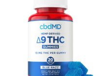 cbdMD Delta-9 THC Gummies Blue Razz – 20 Count