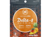 Cannabis Life MANGO TWIST Delta-8 750mg 2 CT Gummies (Single)
