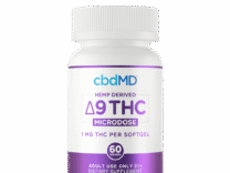 cbdMD Delta-9 THC Microdose Capsules – 1mg 60 Count