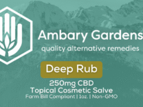 CBD Product Samples – Deep Rub