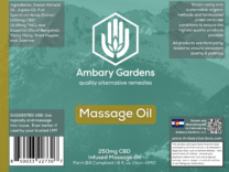 Full Spectrum CBD Massage Oil – 250mg