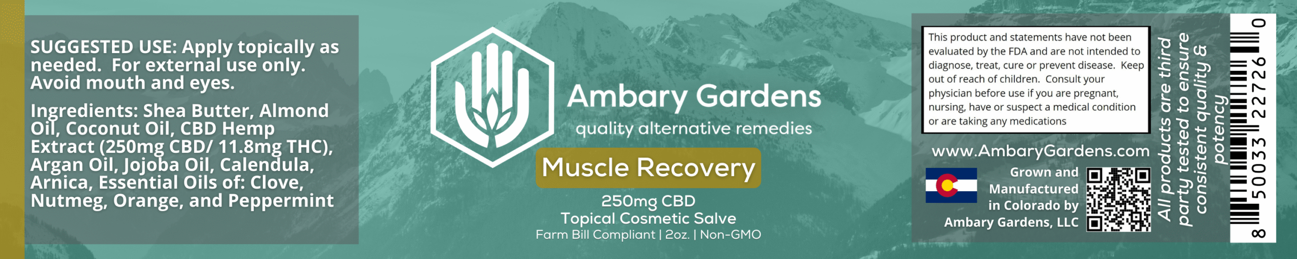 CBD Product Samples - Muscle Recovery - Image 2