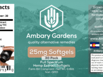 CBD Softgels – 25mg – 750