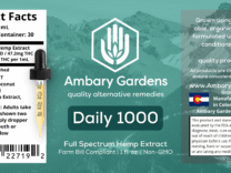 Full Spectrum Daily CBD Hemp Extract 1000mg