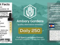 Full Spectrum Daily CBD Hemp Extract 250mg