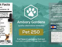 Pet Formulated Full Spectrum CBD Extract – 250