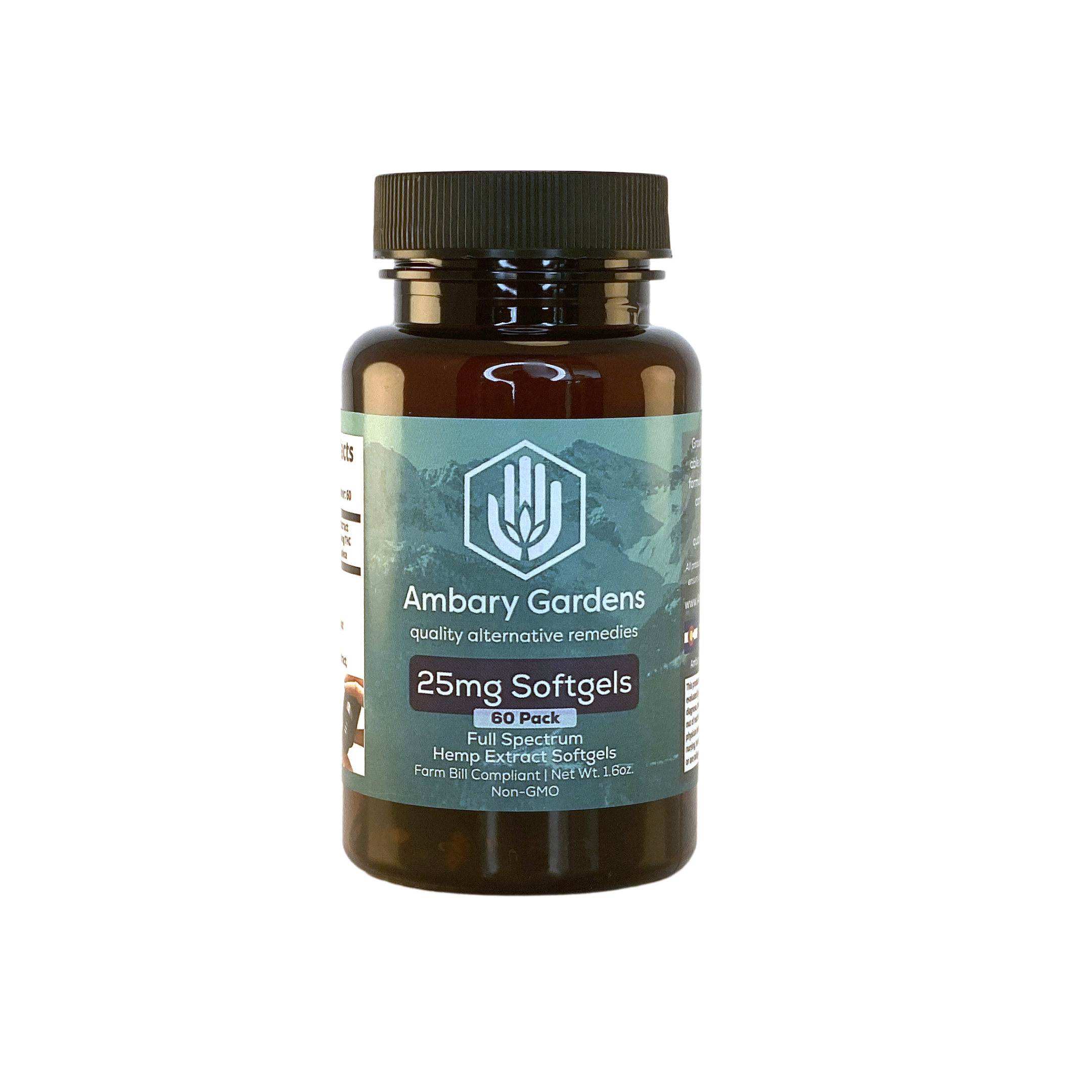 CBD Softgels – 25mg – 1500