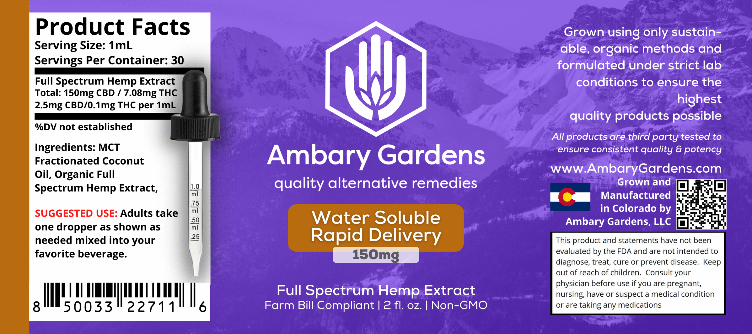 Full Spectrum Water Soluble Rapid Delivery 150 - Image 2