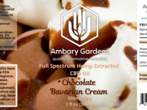 Full Spectrum Daily CBD Hemp Extract 500mg – Chocolate Bavarian Cream