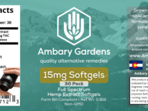 CBD Softgels – 15mg – 450