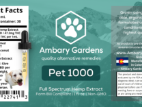 Pet Formulated Full Spectrum CBD Extract – 1000