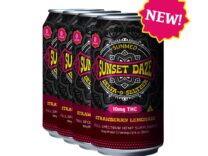 Sunset Daze Delta 9 THC Seltzer Strawberry Lemonade 4-Pack